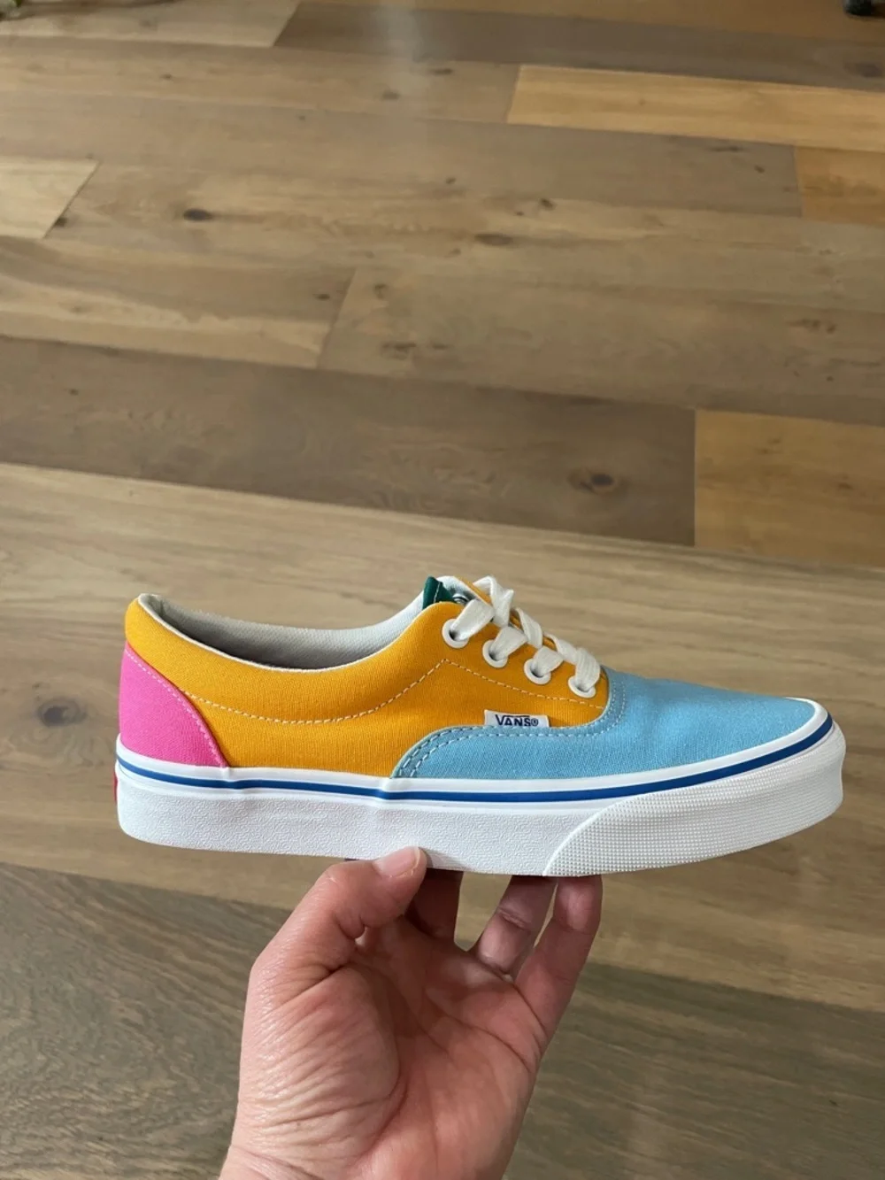 Vans Era Canvas 'Colorblock' Sneakers Women’s Size 7 Men’s Size 5.5